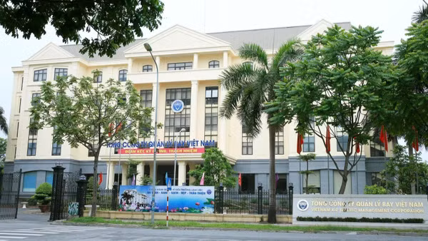 Trụ sở Tổng công ty Quản lý bay Việt Nam tại số 37, phường Bồ Đề, thành phố Hà Nội. (Ảnh: VATM)