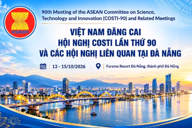 Việt Nam đăng cai Hội nghị Ủy ban Khoa học, Công nghệ và Đổi mới sáng tạo ASEAN lần thứ 90 và các hội nghị liên quan tại Đà Nẵng. (Ảnh: Bộ Khoa học và Công nghệ)
