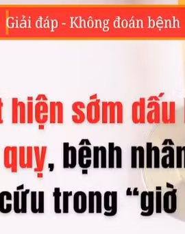 [Video] Bệnh nhân nữ được cứu trong "giờ vàng" đột quỵ