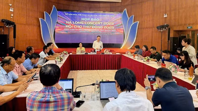 Sở Văn hoá, Thể thao và Du lịch tỉnh Quảng Ninh tổ chức họp báo công bố Chương trình Concert Hạ Long 2025.