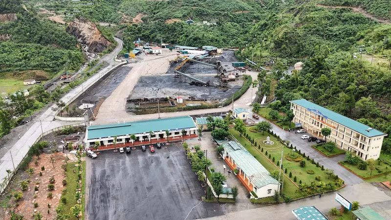 Mặt bằng sản xuất khu vực Hà Ráng (Công ty Than Hòn Gai).