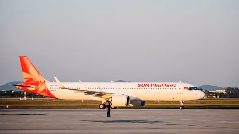 Sun PhuQuoc Airways mở đường bay Vân Đồn-Thành phố Hồ Chí Minh.