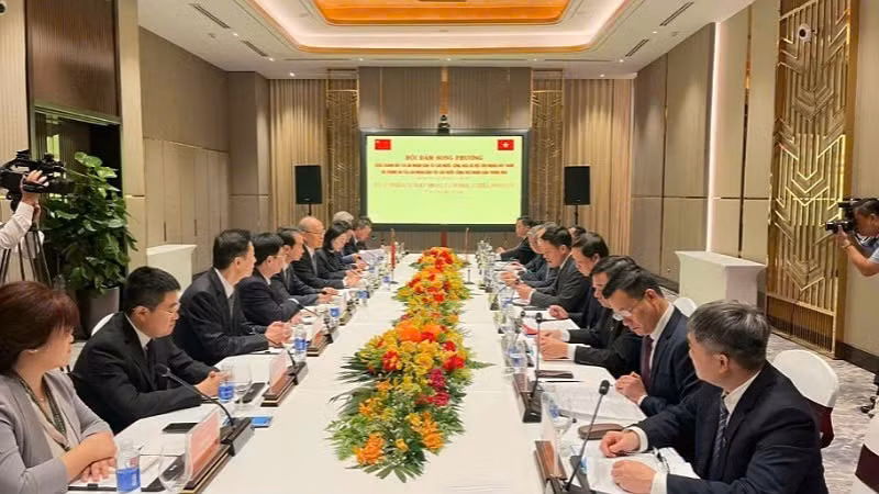 Quang cảnh buổi Hội đàm.