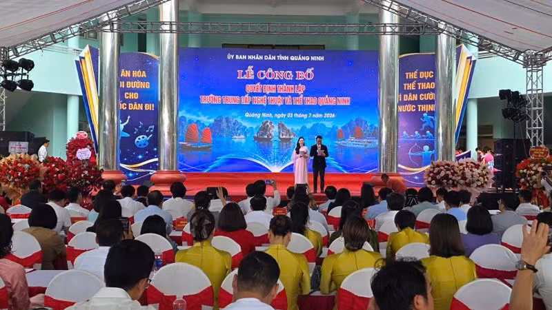 Quang cảnh buổi lễ.
