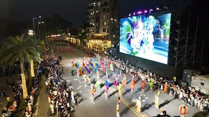 Chương trình Carnaval Hạ Long 2026. (Ảnh: Quang Thọ)