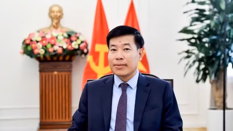 Đồng chí Nguyễn Mạnh Cường, Ủy viên Trung ương Đảng, Phó Bí thư Thường trực Đảng ủy Bộ, Thứ trưởng Ngoại giao. (Ảnh: Bộ Ngoại giao Việt Nam)