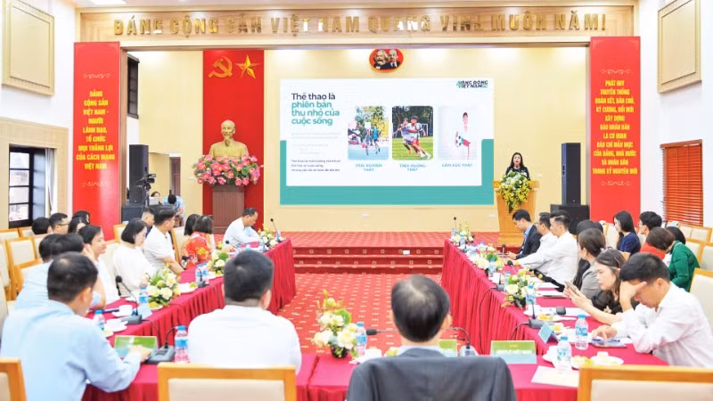 Quang cảnh Hội thảo “Phát triển toàn diện thế hệ trẻ Việt Nam-Kiến tạo nguồn lực cho kỷ nguyên mới”. (Ảnh: THẾ ĐẠI)