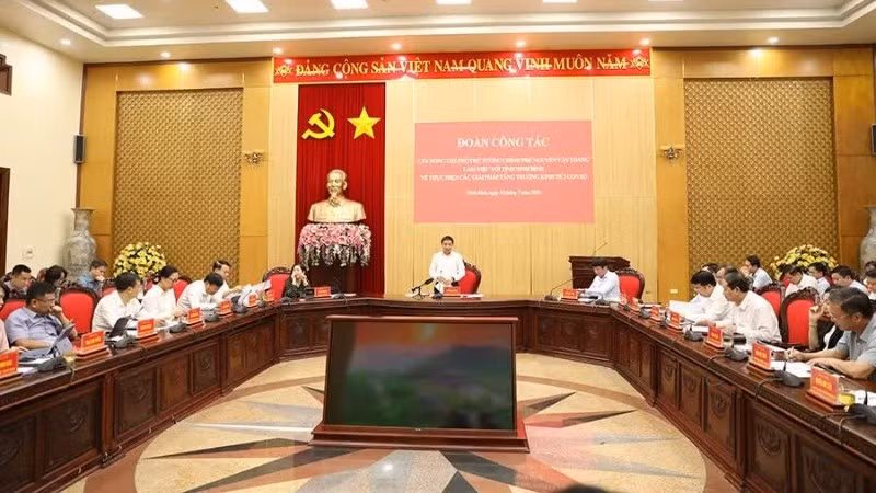 Các đại biểu dự hội nghị.
