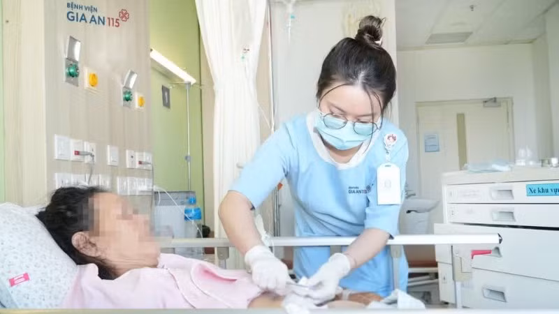 Bệnh nhân điều trị tại Bệnh viện Gia An 115.
