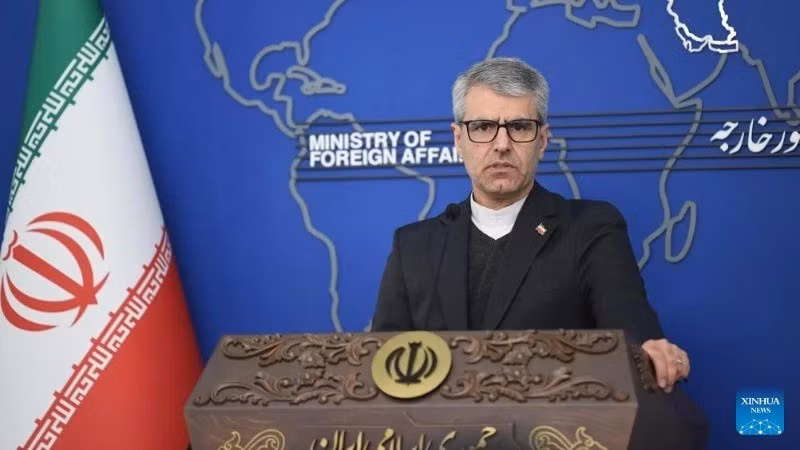 Người phát ngôn Bộ Ngoại giao Iran Esmaeil Baghaei. (Ảnh: Xinhua)