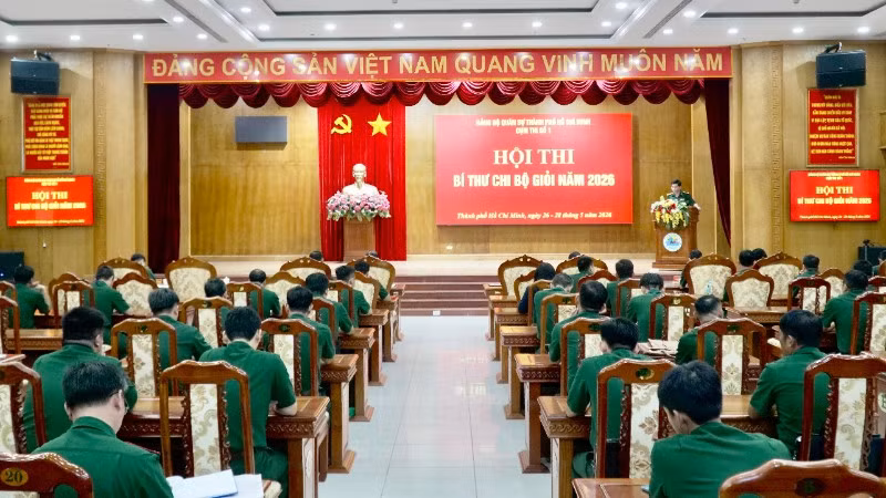 Khai mạc hội thi. (Ảnh: QUANG TIẾN)