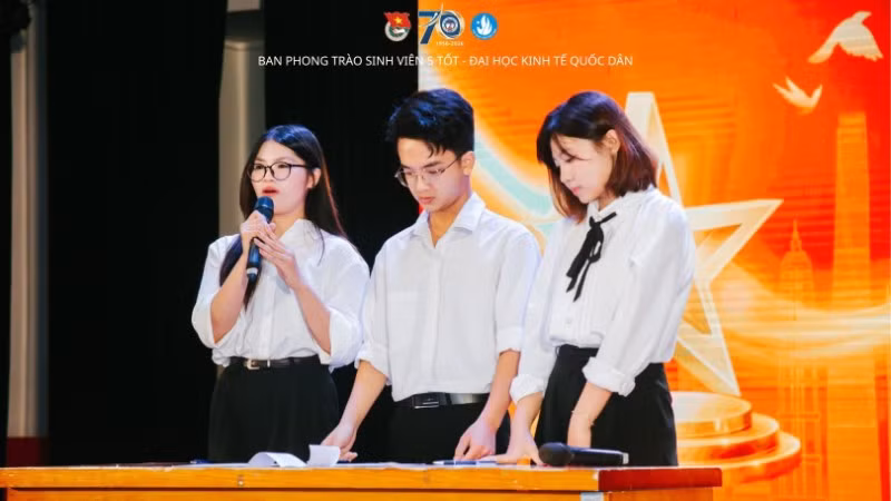 Đấu trường “Thủ lĩnh Sinh viên NEU” đã chính thức trở lại với một diện mạo hoàn toàn khác biệt. (Nguồn: Ban tổ chức)