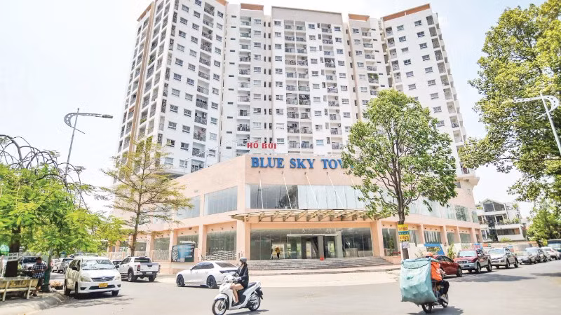 Một dự án nhà ở xã hội tại phường Bình Trưng, Thành phố Hồ Chí Minh. (Ảnh: QUANG ĐỊNH)