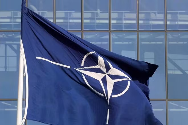 Cờ của NATO. (Ảnh: IDCPC)
