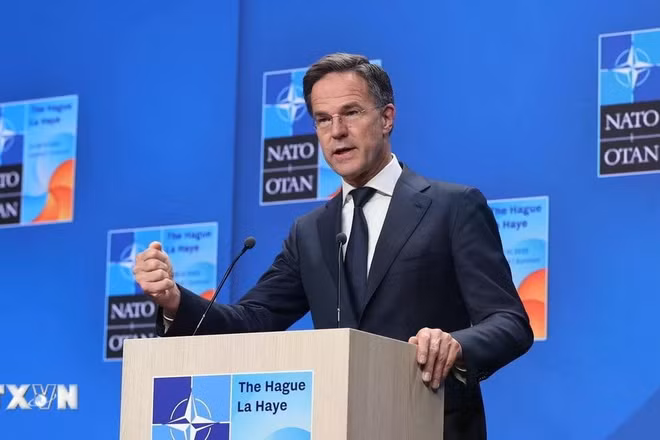 Tổng thư ký NATO Mark Rutte. (Ảnh: THX/TTXVN)