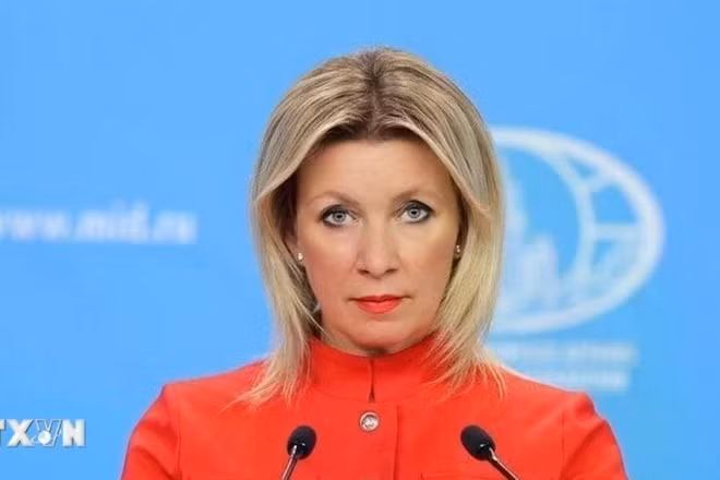 Người phát ngôn Bộ Ngoại giao Nga Maria Zakharova. (Ảnh: IRNA/TTXVN)