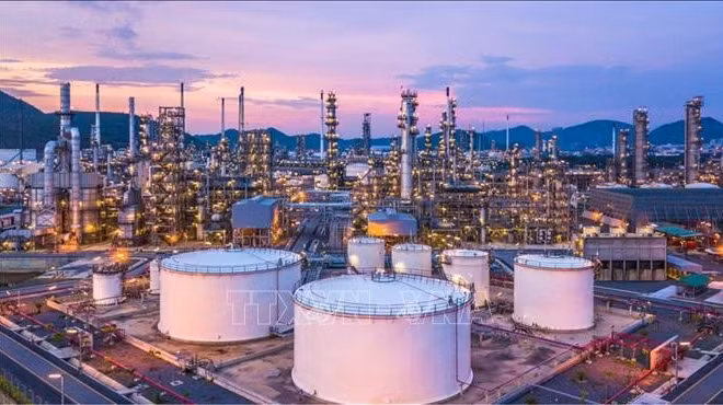 Cơ sở khai thác dầu của Công ty dầu khí quốc gia Aramco của Saudi Arabia. (Nguồn: globalenergyprize.org/TTXVN)