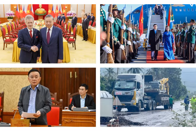Tin nổi bật ngày 21/11: Tổng Bí thư Tô Lâm tiếp Chủ tịch Thượng viện Quốc hội Cộng hòa Séc; giao thông toàn quốc còn 19 vị trí quốc lộ bị ách tắc do mưa lũ