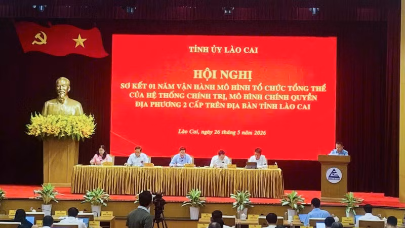 Sơ kết một năm vận hành mô hình tổ chức tổng thể của hệ thống chính trị, mô hình chính quyền địa phương 2 cấp trên địa bàn tỉnh Lào Cai.