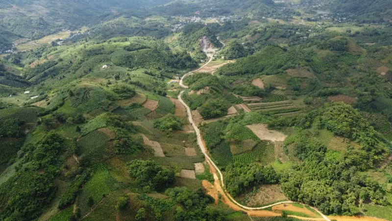 Giải đua xe đạp địa hình là dịp để xã Bản Lầu giới thiệu vẻ đẹp vùng biên cương của Tổ quốc.