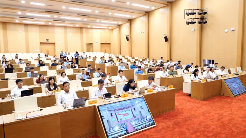 Các đại biểu tham dự Họp báo thông tin về Đại hội đại biểu Đảng bộ tỉnh Lào Cai lần thứ I.