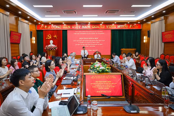 Quang cảnh hội thảo. (Ảnh: BẢO LONG)