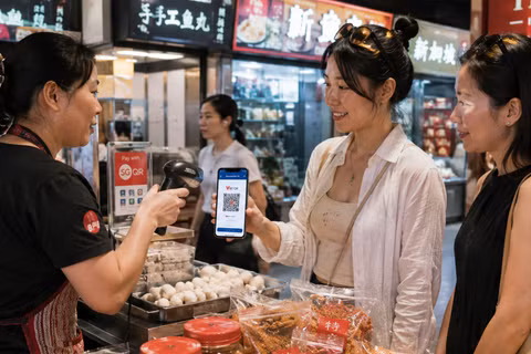 Thanh toán số ngày càng được khách quốc tế ưa chuộng trong hành trình du lịch. (Ảnh: TTXVN)