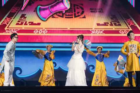 Các tiết mục biểu diễn tại Festival Thăng Long-Hà Nội năm 2026 cho thấy sức hấp dẫn của việc phát huy chất liệu di sản thông qua sáng tạo và trải nghiệm văn hóa. (Ảnh: Ban Tổ chức)
