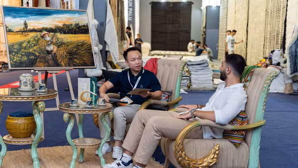 Bộ sưu tập nội thất "Đòng Đòng" được thiết kế lấy cảm hứng từ văn hóa lúa nước.