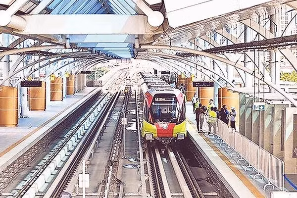 Tuyến metro Nhổn-ga Hà Nội (Ảnh HÀ NỘI METRO)