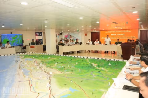 Tại hội nghị triển khai công tác phòng, chống thiên tai năm 2026, ông Lê Trí Thanh, Chủ tịch Ủy ban nhân dân thành phố Huế nói, năm trước làm tốt, không có nghĩa năm nay có thể chủ quan. (Ảnh: DQT)