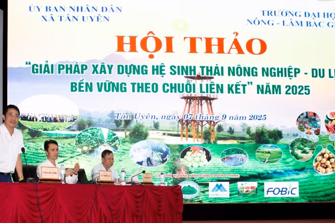 Hội thảo đề xuất nhiều giải pháp giúp Lai Châu xây dựng hệ sinh thái nông nghiệp gắn du lịch xanh và bền vững. 