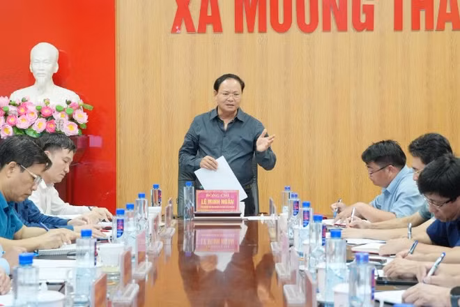 Bí thư Tỉnh ủy Lai Châu làm việc và chỉ đạo xã Mường Than và các đơn vị liên quan Tập trung ổn định đời sống, sinh kế cho người dân vùng thiên tai.