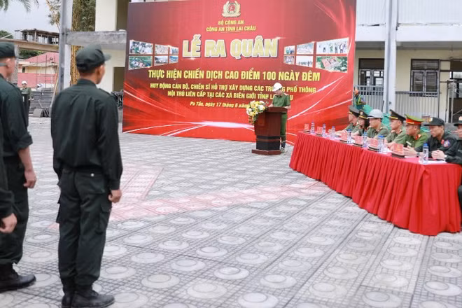 Lễ ra quân hỗ trợ đẩy nhanh tiến độ các trường nội trú liên cấp khu vực biên giới Lai Châu.