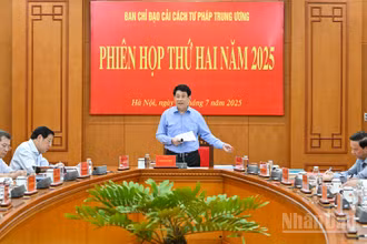 Chủ tịch nước Lương Cường phát biểu tại phiên họp.