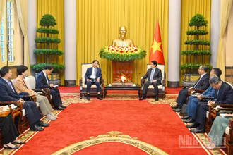 Chủ tịch nước Lương Cường tiếp ông Park Chang Dal, Đặc phái viên của Tổng thống Hàn Quốc.