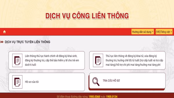 Thủ tục liên thông điện tử về đăng ký khai sinh, đăng ký thường trú, cấp thẻ bảo hiểm y tế, cấp thẻ căn cước cho trẻ em dưới 6 tuổi; đăng ký khai tử, xóa đăng ký thường trú, giải quyết mai táng phí, tử tuất trên Cổng Dịch vụ công quốc gia. (Ảnh: nhandan.vn)