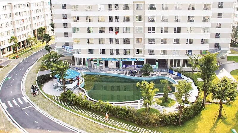 Khu nhà ở xã hội Đặng Xá 2, xã Thuận An, Thành phố Hà Nội (Ảnh TỔNG CÔNG TY VIGLACERA) 