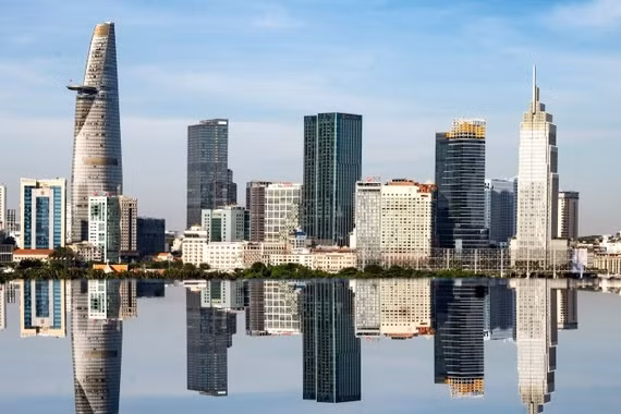 Một góc Thành phố Hồ Chí Minh. (Ảnh: QUỐC THANH)