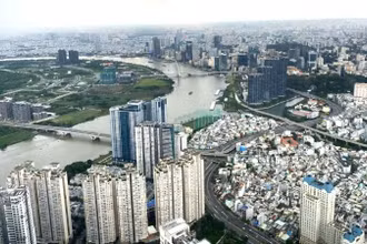 Mức độ quan tâm đến bất động sản thuộc Thành phố Hồ Chí Minh (mới) tăng 13%, phần nào cho thấy sức bật tốt của thị trường này sau sáp nhập. (Ảnh: HNV)