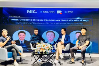 Các diễn giả trao đổi, thảo luận tại hội thảo. (Ảnh: HNV)