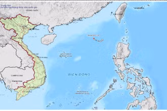 Bản đồ quỹ đạo áp thấp nhiệt đới.