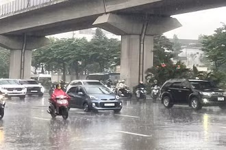 Dự báo khu vực Bắc Bộ có mưa rào. (Ảnh minh họa: Đ.T)