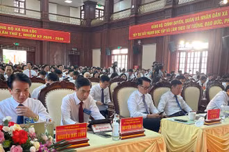Các đại biểu dự Đại hội Đảng bộ xã Gia Lộc lần thứ nhất (nhiệm kỳ 2025-2030).