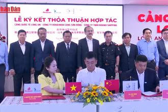 [Video] Cảng Quốc tế Long An hợp tác với cụm cảng và hãng tàu của Trung Quốc