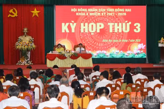 Quang cảnh Kỳ họp thứ 3, Hội đồng nhân dân tỉnh Đồng Nai.