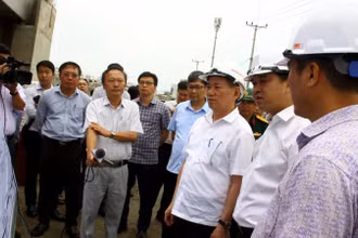 Phó Thủ tướng Hồ Đức Phớc kiểm tra tiến độ cao tốc Biên Hòa-Vũng Tàu, đoạn qua địa bàn tỉnh Đồng Nai.