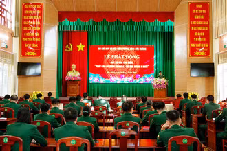 Quang cảnh buổi lễ.