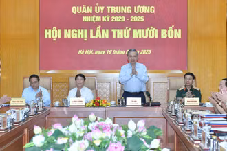 Tổng Bí thư Tô Lâm chủ trì Hội nghị Quân ủy Trung ương lần thứ 14. 