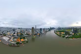 Một góc Thành phố Hồ Chí Minh ngày nay. (Ảnh: THẾ ANH)